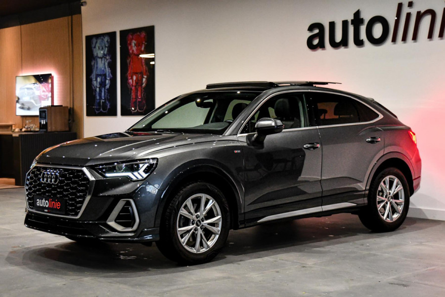 Audi Q3 Sportback 35 TFSI S-Line. Pano, Camera, Matrix, CarPlay!