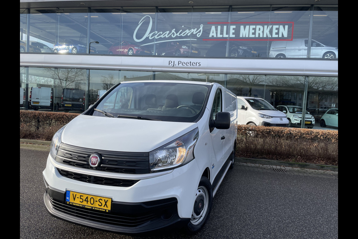 Fiat Talento 1.6 MJ EcoJet L2H1 Basis Airco - Zijschuifdeur rechts - tussenschot volledig-  zijwandbetimmering - achteruitrij camera - navigatie - 2 zitplaatsen rechtsvoor - sidebar - bluetooth - cruise control - Houten laadvloer