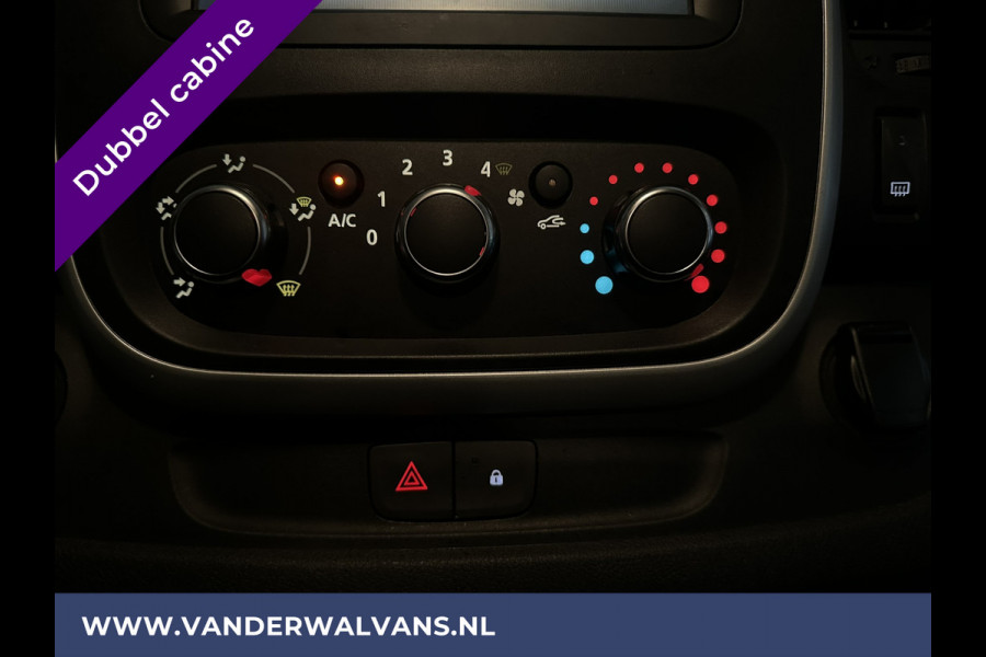 Renault Trafic 2.0 dCi 120pk **BPM VRIJ voor de Ondernemer** L2H1 Dubbele Cabine Euro6 Airco | 6-Zits | LED | 2x zijdeur | Camera | Navigatie | Trekhaak, Parkeersensoren