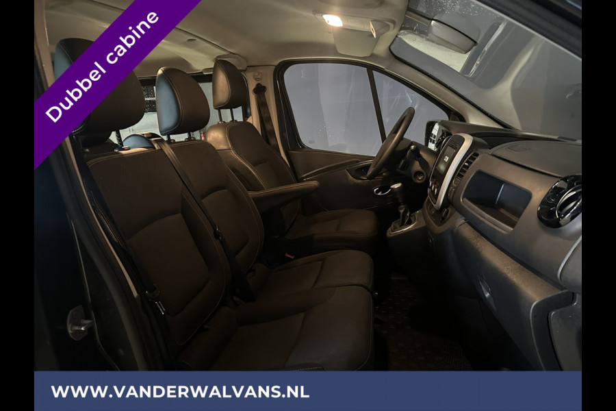 Renault Trafic 2.0 dCi 120pk **BPM VRIJ voor de Ondernemer** L2H1 Dubbele Cabine Euro6 Airco | 6-Zits | LED | 2x zijdeur | Camera | Navigatie | Trekhaak, Parkeersensoren