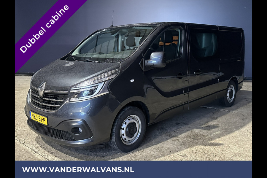 Renault Trafic 2.0 dCi 120pk **BPM VRIJ voor de Ondernemer** L2H1 Dubbele Cabine Euro6 Airco | 6-Zits | LED | 2x zijdeur | Camera | Navigatie | Trekhaak, Parkeersensoren