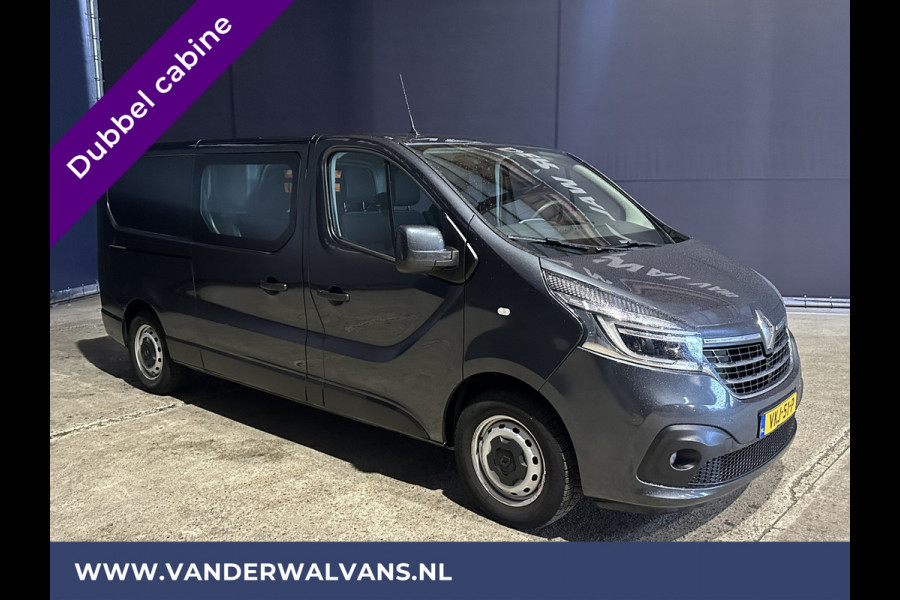 Renault Trafic 2.0 dCi 120pk **BPM VRIJ voor de Ondernemer** L2H1 Dubbele Cabine Euro6 Airco | 6-Zits | LED | 2x zijdeur | Camera | Navigatie | Trekhaak, Parkeersensoren