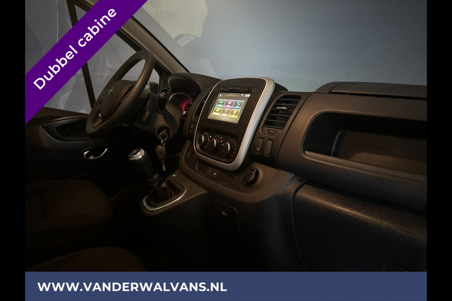 Renault Trafic 2.0 dCi 120pk **BPM VRIJ voor de Ondernemer** L2H1 Dubbele Cabine Euro6 Airco | 6-Zits | LED | 2x zijdeur | Camera | Navigatie | Trekhaak, Parkeersensoren