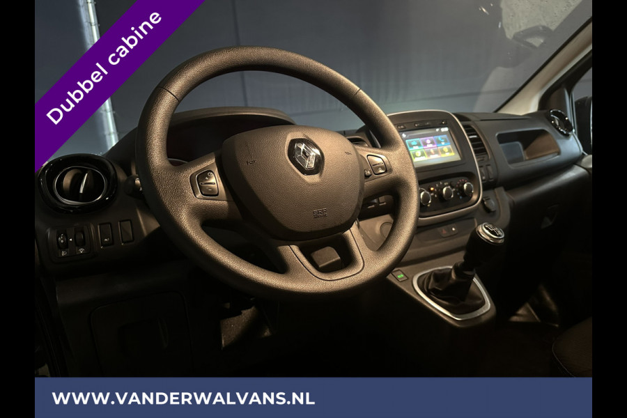 Renault Trafic 2.0 dCi 120pk **BPM VRIJ voor de Ondernemer** L2H1 Dubbele Cabine Euro6 Airco | 6-Zits | LED | 2x zijdeur | Camera | Navigatie | Trekhaak, Parkeersensoren