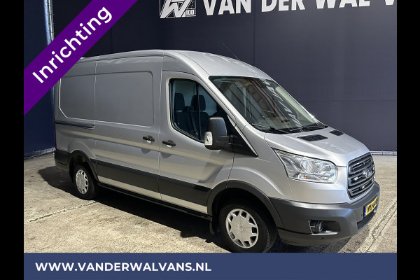 Ford Transit 2.0 TDCI 131pk **BPM VRIJ voor de Ondernemer** L2H2 inrichting Euro6 Airco | Camera | Cruisecontrol | Parkeersensoren Verwarmde voorruit, Bijrijdersbank, 2600kg trekvermogen