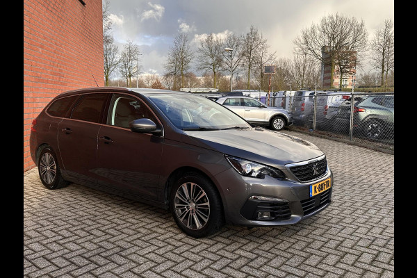 Peugeot 308 SW 1.2 PureTech Blue Lease Allure Navigatie Afneembare trekhaak Parkeersensoren Cruise Control Virtual Cockpit Ledverlichting Getinte ramen Climate Control