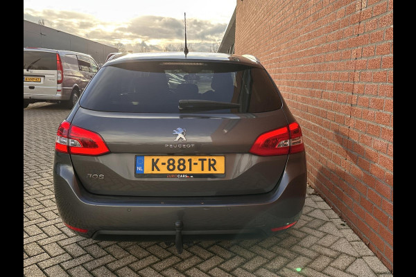 Peugeot 308 SW 1.2 PureTech Blue Lease Allure Navigatie Afneembare trekhaak Parkeersensoren Cruise Control Virtual Cockpit Ledverlichting Getinte ramen Climate Control