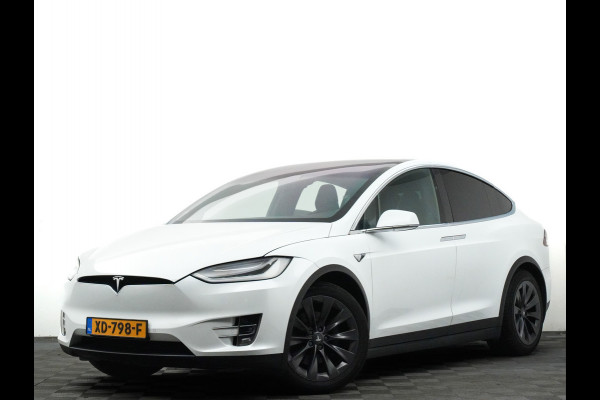 Tesla Model X 75D 335pk AWD (autopilot,carbon,alcantara hemel,sportleer)