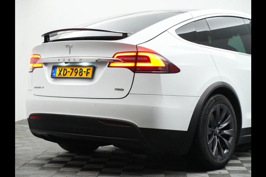 Tesla Model X 75D 335pk AWD (autopilot,carbon,alcantara hemel,sportleer)