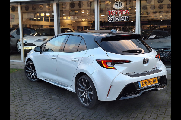 Toyota Corolla 1.8 Hybrid 140pk GR Sport | Eerste eigenaar, Half Leer, LED, Stoelverwarming, Parkeersensoren, Keyless, Parelmoer wit