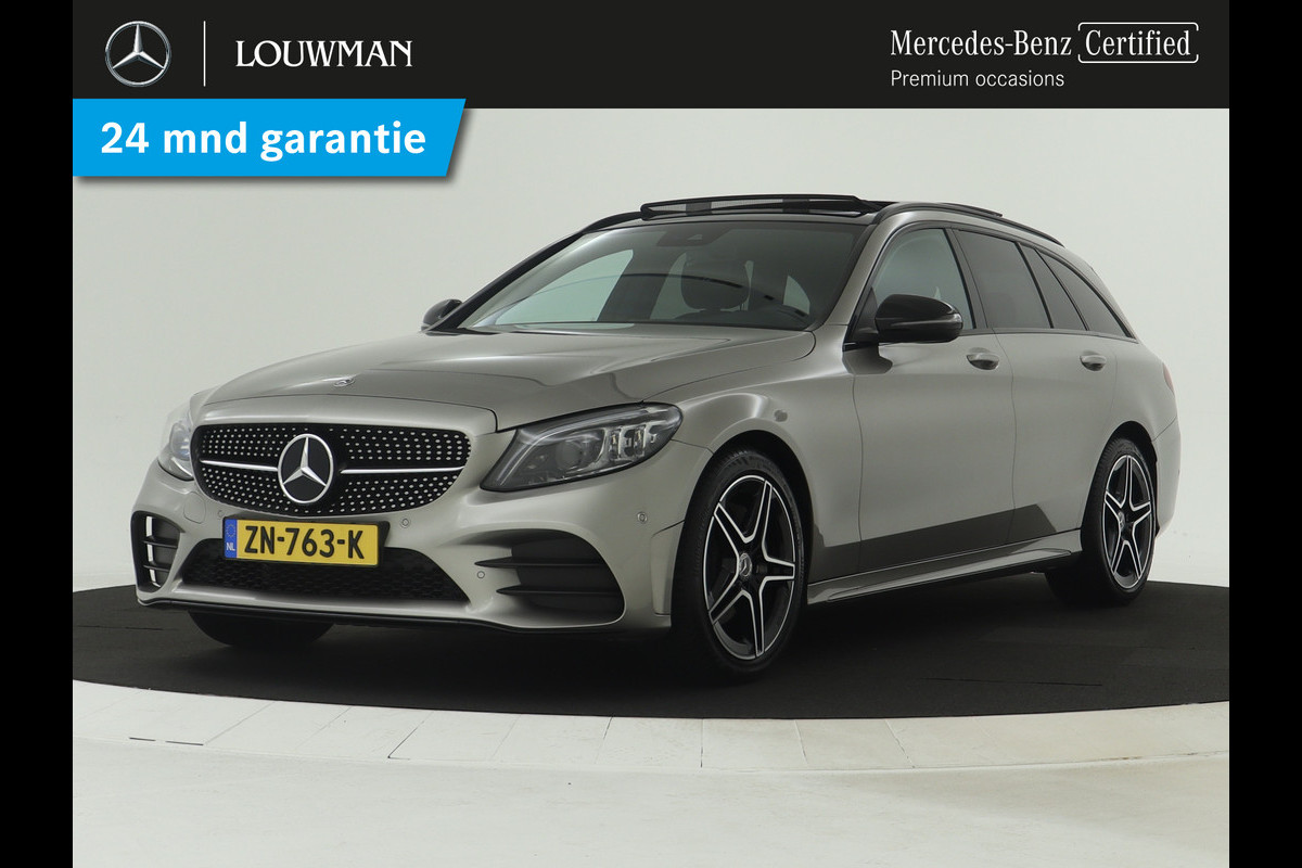 Mercedes-Benz C-Klasse Estate 160 Business Solution Plus Upgrade Edition | Panoramadak | Night pakket | Multibeam LED | Navigatie | 5 spaaks AMG velgen | Parking support | camera achter | Inclusief 24 maanden MB Certified garantie voor Europa.