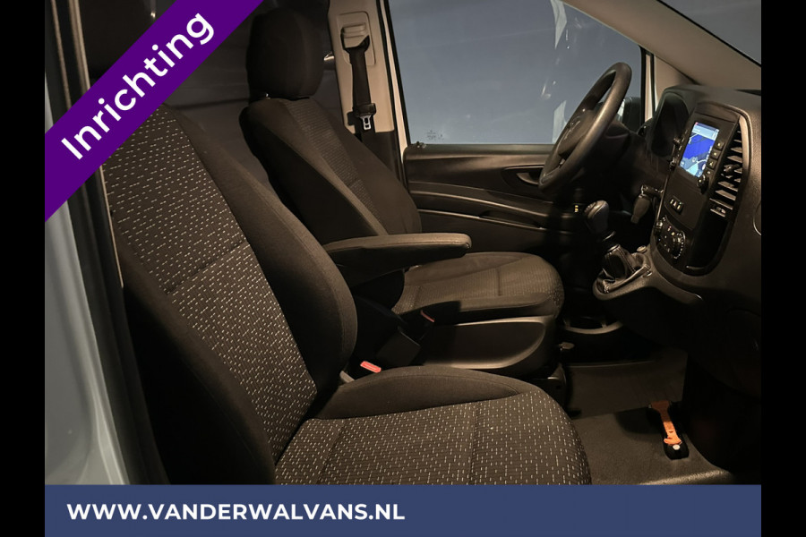 Mercedes-Benz Vito 116 CDI 164pk **BPM VRIJ voor de Ondernemer** L3H1 inrichting Euro6 Airco | Camera | Navigatie Apple Carplay, Android Auto, Cruisecontrol, Trekhaak, Parkeersensoren