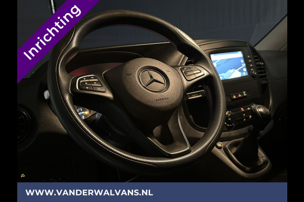 Mercedes-Benz Vito 116 CDI 164pk **BPM VRIJ voor de Ondernemer** L3H1 inrichting Euro6 Airco | Camera | Navigatie Apple Carplay, Android Auto, Cruisecontrol, Trekhaak, Parkeersensoren