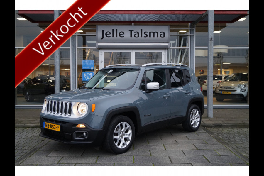 Jeep Renegade 1.4 MultiAir Limited | Panoramadak | Climate Control | Navigate | Parkeersensoren Voor + Achter