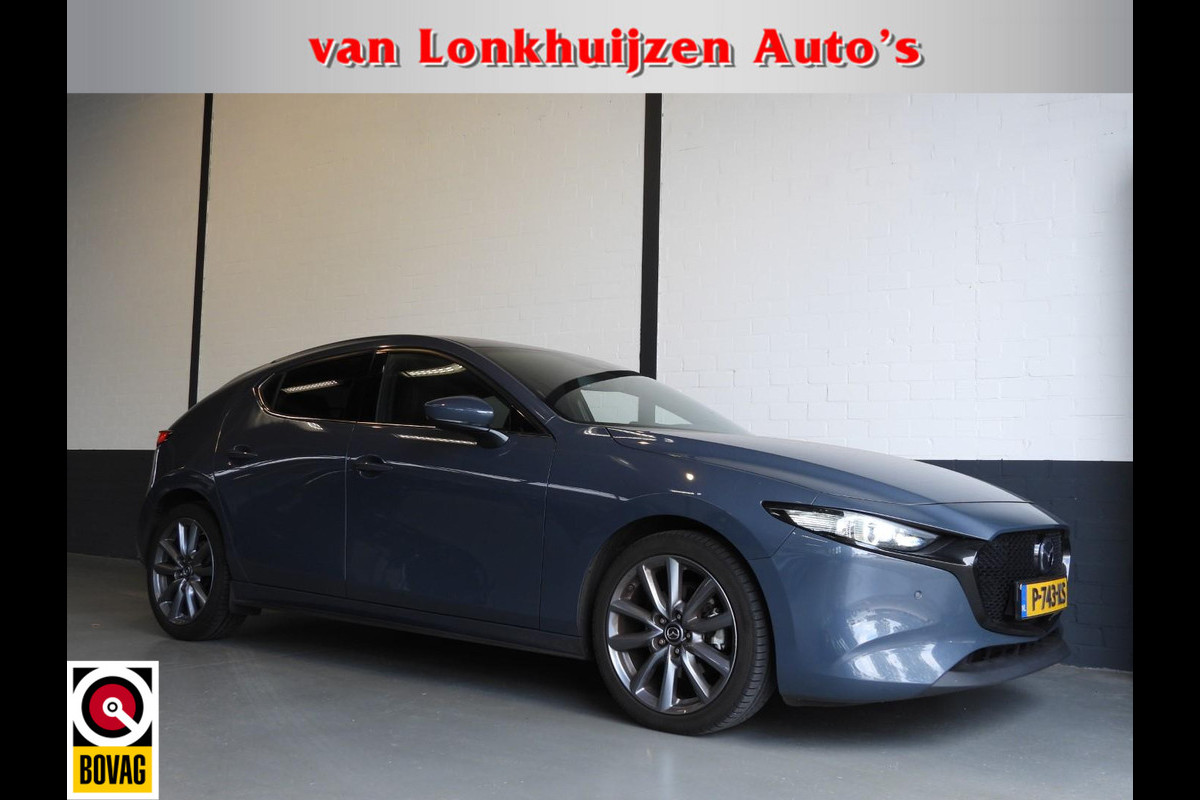 Mazda 3 2.0 e-SkyActiv-G M Hybrid 122 Luxury NAVI/LEER/BOSE/HEAD-UP/18"LMV!