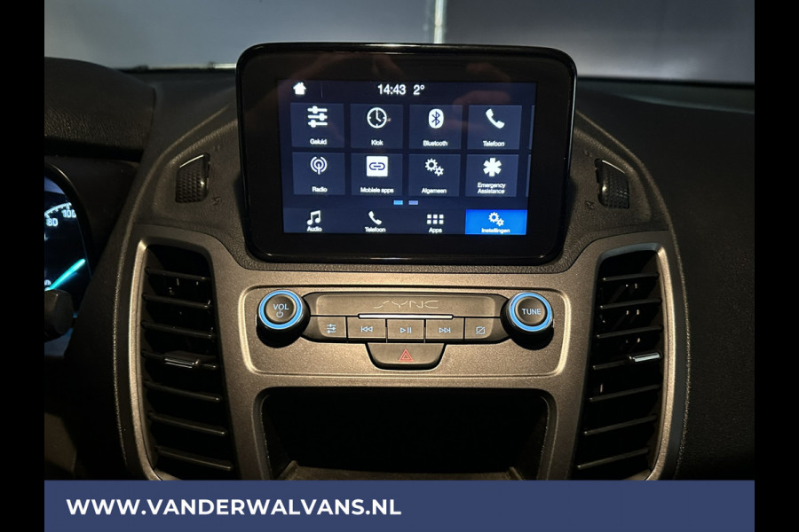 Ford Transit Connect 1.5 EcoBlue **BPM VRIJ voor de Ondernemer** L1H1 Euro6 Airco | 3-Zits | Camera | Trekhaak Cruisecontrol, Apple Carplay, Verwarmde voorruit, bijrijdersbank