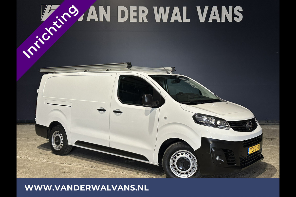 Opel Vivaro 2.0 CDTI 123pk **BPM VRIJ voor de Ondernemer** L3H1 inrichting Euro6 Airco | 2x zijdeur | Imperiaal | 2500kg Trekhaak Navigatie, Camera, Apple Carplay, Android Auto, Cruisecontrol, Parkeersensoren, Bijrijdersbank