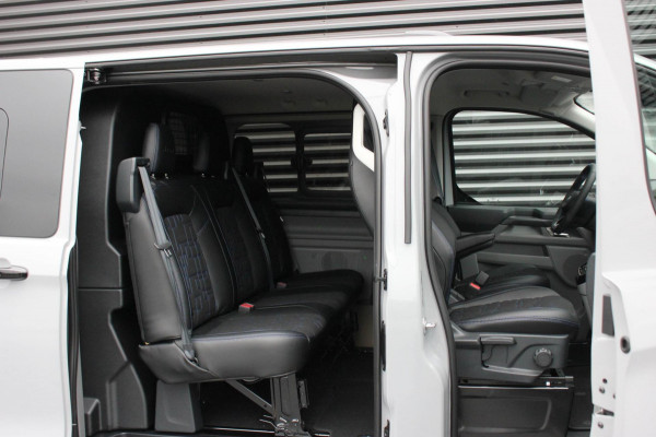 Ford Transit Custom 320 2.0 TDCI L2H1 MS-RT DC AWD DUBBEL CABINE BPM VRIJ / KUIPSTOELEN / DIRECT RIJDEN / NAVIGATIE / GREY MATTER