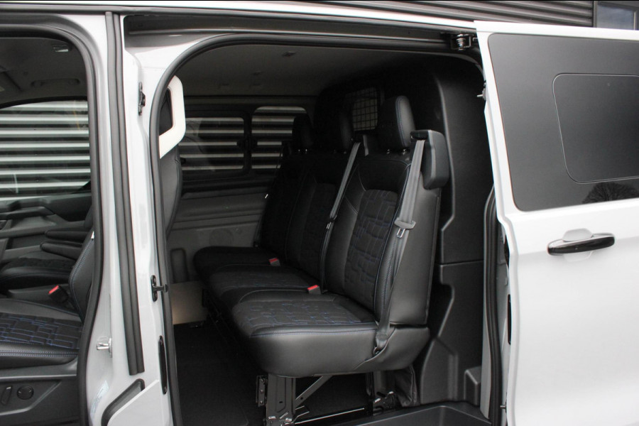 Ford Transit Custom 320 2.0 TDCI L2H1 MS-RT DC AWD DUBBEL CABINE BPM VRIJ / KUIPSTOELEN / DIRECT RIJDEN / NAVIGATIE / GREY MATTER