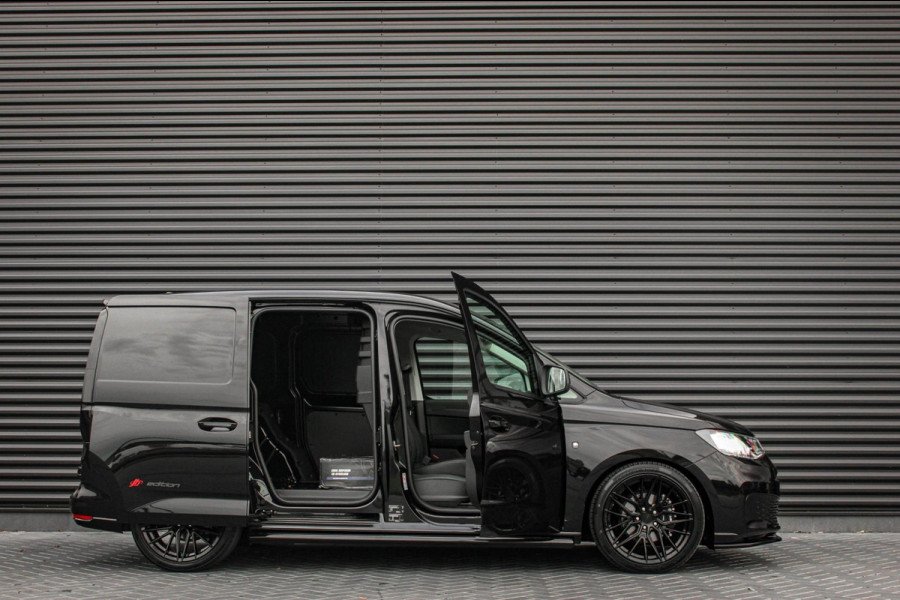 Volkswagen Caddy Cargo 2.0 TDI FULL BLACK / JB- EDITION / LEDEREN BEKLEDING / MAXTRON / SIDE- BARS/ VERLAGINGSVEREN / ELEK- PAKKET