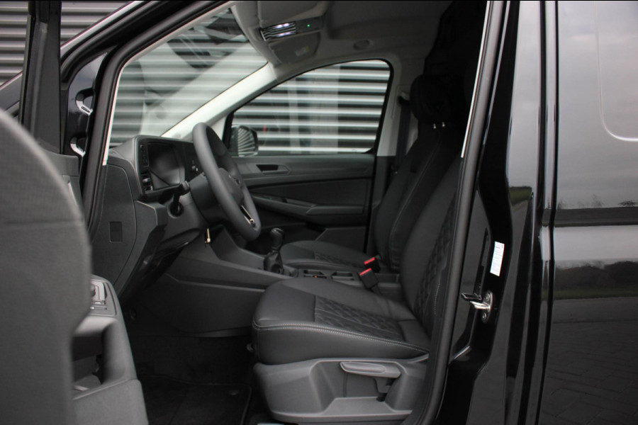 Volkswagen Caddy Cargo 2.0 TDI FULL BLACK / JB- EDITION / LEDEREN BEKLEDING / MAXTRON / SIDE- BARS/ VERLAGINGSVEREN / ELEK- PAKKET