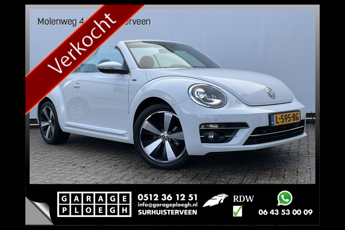 Volkswagen Beetle Cabriolet 1.2 TSI Autom Stoelverw Xenon Navi Camera Design BlueMotion Automaat