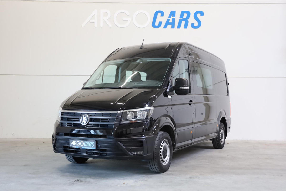 Volkswagen Crafter 2.0 TDI ZWART L3/H3 HIGHLINE CAMERA PDC CARPLAY TREKHAAK CRUISE CONTROL LEDER NAP LEASE / INRUIL MOG