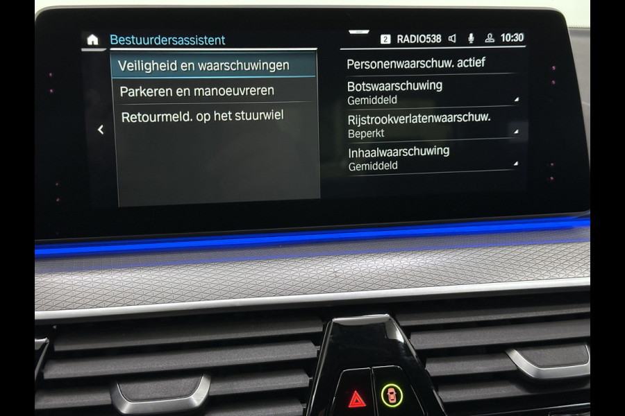 BMW 5 Serie 530e iPerformance eDrive M Sport Plug In Hybrid PHEV | Head Up | Leder | Sfeerverlichting | Cruise | Memory | Camera |