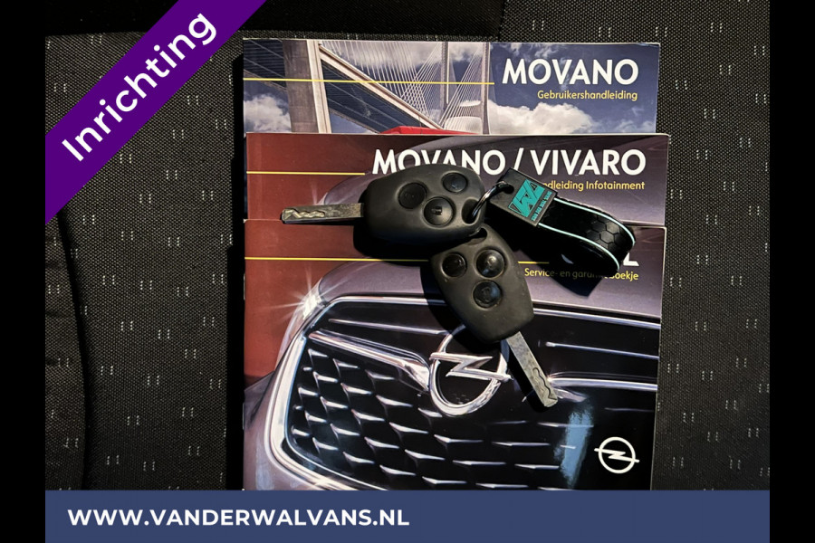 Opel Movano 2.3 CDTI 146pk **BPM VRIJ voor de Ondernemer** L2H2 inrichting Euro6 Airco | 2500kg Trekhaak | Imperiaal | Omvormer | Camera Navigatie, Cruisecontrol, Parkeersensoren, Trap, Bijrijdersbank