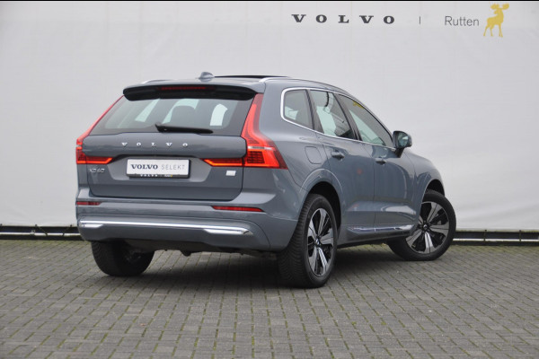 Volvo XC60 T6 350PK Automaat Recharge AWD Plus Bright / Google Infotainment / Parkeersensoren met camera / Lederen Bekleding / Elektrische stoelen met geheugen / Apple carplay / Elektrische achterklep / Keyless entry / Cruise control /