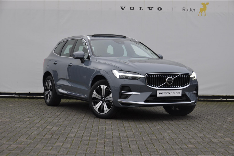 Volvo XC60 T6 350PK Automaat Recharge AWD Plus Bright / Google Infotainment / Parkeersensoren met camera / Lederen Bekleding / Elektrische stoelen met geheugen / Apple carplay / Elektrische achterklep / Keyless entry / Cruise control /