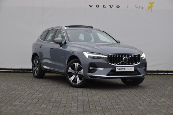 Volvo XC60 T6 350PK Automaat Recharge AWD Plus Bright / Google Infotainment / Parkeersensoren met camera / Lederen Bekleding / Elektrische stoelen met geheugen / Apple carplay / Elektrische achterklep / Keyless entry / Cruise control /