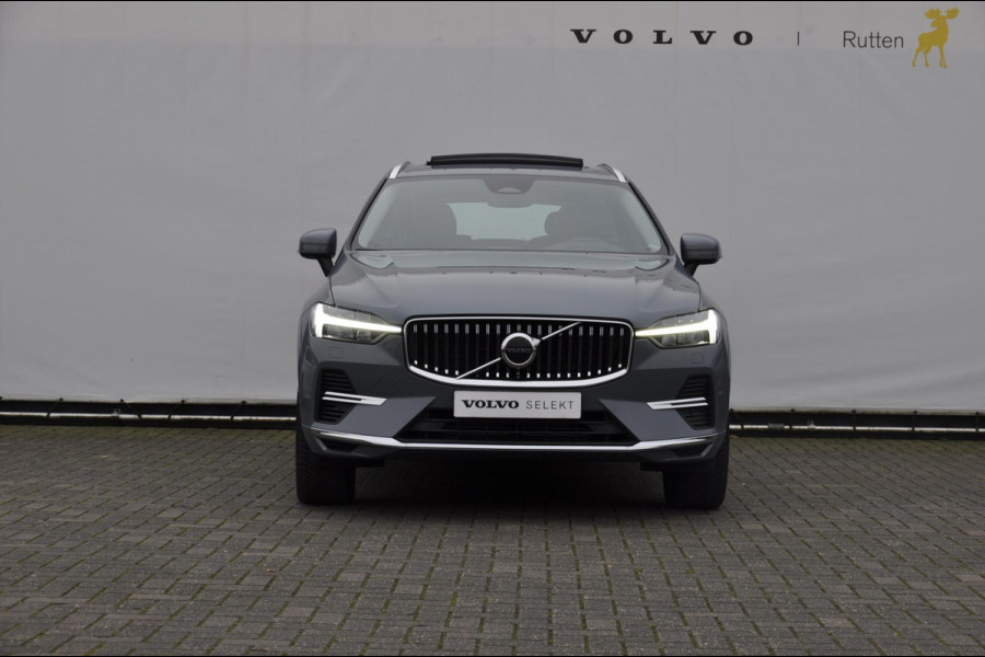 Volvo XC60 T6 350PK Automaat Recharge AWD Plus Bright / Google Infotainment / Parkeersensoren met camera / Lederen Bekleding / Elektrische stoelen met geheugen / Apple carplay / Elektrische achterklep / Keyless entry / Cruise control /