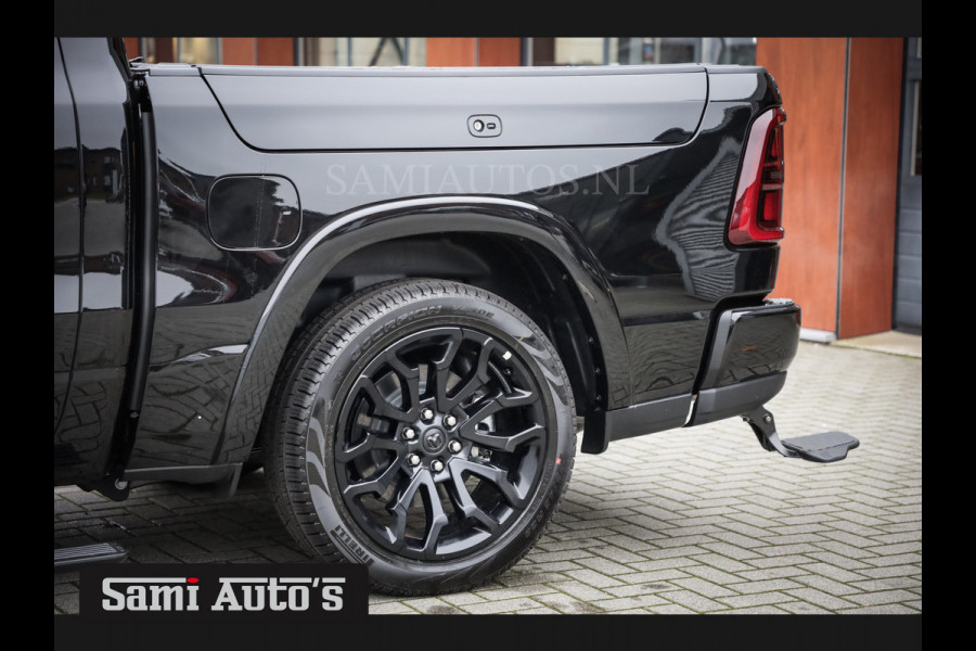 Dodge Ram 1500 LIMITED NIGHT HIGH OUTPUT H.O 540PK 706 Nm 2025 | XB9 | MASSAGE | BOM VOL | CREW CAB | DUBBELE CABINE | GRIJSKENTEKEN | DE MEEST LUXUEUZE en BEGEERDE Pick-up VOORRAAD NR 2338 - 5404