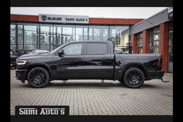 Dodge Ram 1500 LIMITED NIGHT HIGH OUTPUT H.O 540PK 706 Nm 2025 | XB9 | MASSAGE | BOM VOL | CREW CAB | DUBBELE CABINE | GRIJSKENTEKEN | DE MEEST LUXUEUZE en BEGEERDE Pick-up VOORRAAD NR 2338 - 5404