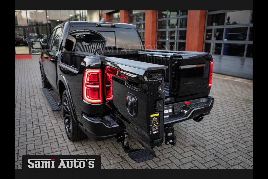 Dodge Ram 1500 LIMITED NIGHT HIGH OUTPUT H.O 540PK 706 Nm 2025 | XB9 | MASSAGE | BOM VOL | CREW CAB | DUBBELE CABINE | GRIJSKENTEKEN | DE MEEST LUXUEUZE en BEGEERDE Pick-up VOORRAAD NR 2338 - 5404