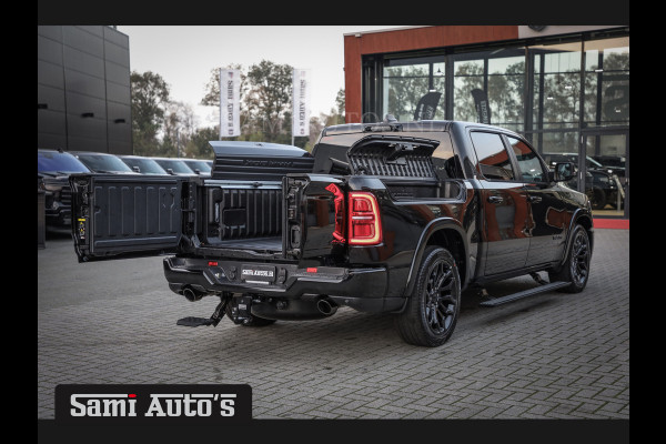 Dodge Ram 1500 DE MEEST LUXUEUZE PICK UP LIMITED NIGHT HIGH OUTPUT H.O 540PK 706 Nm 2025 | XB9 | MASSAGE | BOM VOL | CREW CAB | DUBBELE CABINE | GRIJSKENTEKEN | VOORRAAD NR 2334 - 5409