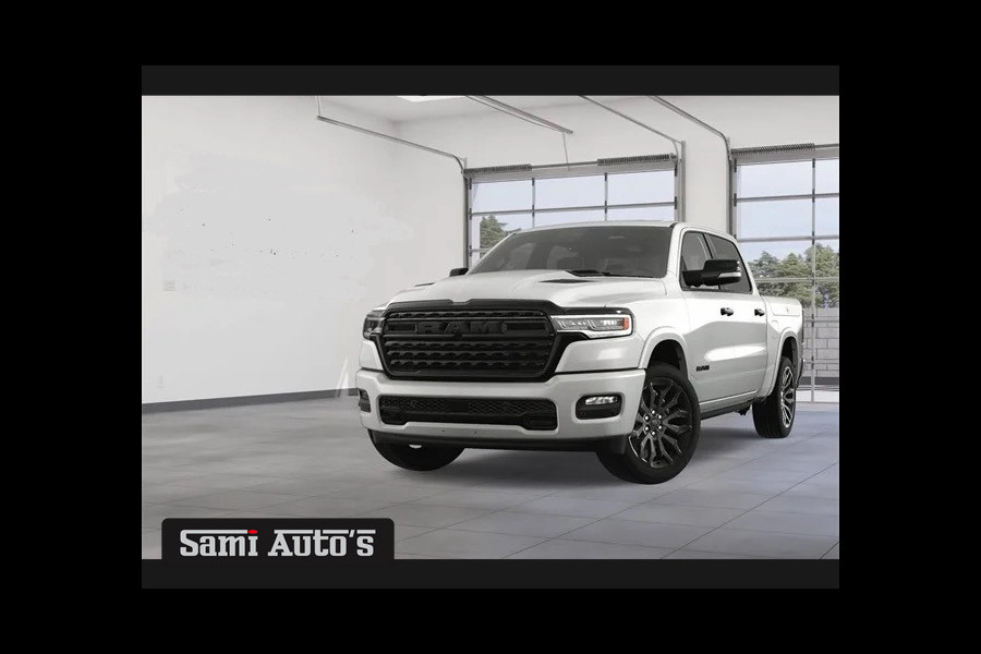 Dodge Ram 1500 LIMITED NIGHT H.O 540PK 706 Nm | XB9 | MASSAGE | BOM VOL | PW7 WHITE | CREW CAB | DUBBELE CABINE | GRIJSKENTEKEN | VOORRAAD NR 2336 - 7700