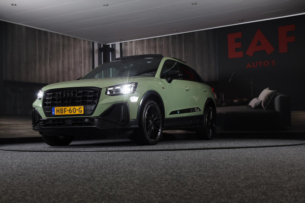 Audi Q2 35 TFSI Edition ONE S Line / AUT / ACC / Open Pano / Virtual Cockpit / Lane Assist / Leder / Navi / Camera / Led / 19 Inch