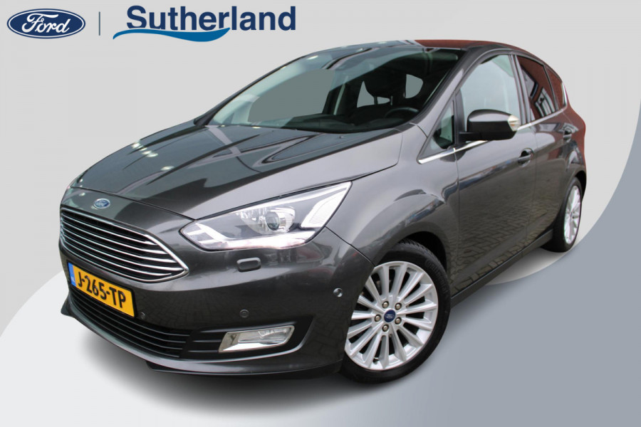 Ford C-MAX 1.0 EcoBoost 125 PK Titanium | Trekhaak | 17 INCH Lichtmetalen Velgen | Camera | Winterpack | Half leder | Xenon | Navigatie | Cruise Control