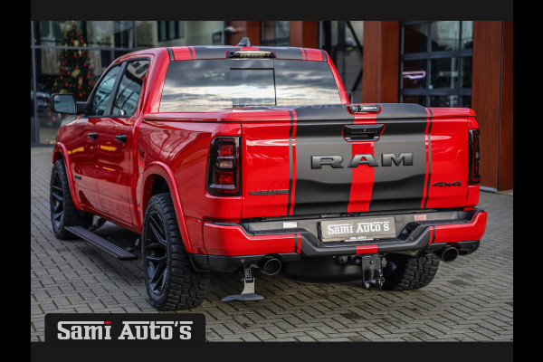 Dodge Ram 2025 NIGHT PREMIUM | BOM VOL + 14.4 INCH SCHERM + LUCHTVERING + HUD | HURRICANE 420PK 636 Nm | PRIJS MET LPG EN COVER EN GARANTI DUBBELE CABINE | PICK UP | 5 PERSOONS | DC | GRIJSKENTEKEN | PR4 FLAME RED | VOORRAAD NR 2234 - 4995