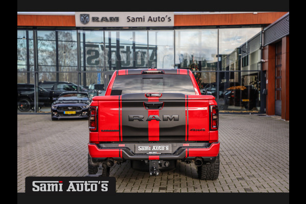 Dodge Ram 2025 NIGHT PREMIUM | BOM VOL + 14.4 INCH SCHERM + LUCHTVERING + HUD | HURRICANE 420PK 636 Nm | PRIJS MET LPG EN COVER EN GARANTI DUBBELE CABINE | PICK UP | 5 PERSOONS | DC | GRIJSKENTEKEN | PR4 FLAME RED | VOORRAAD NR 2234 - 4995