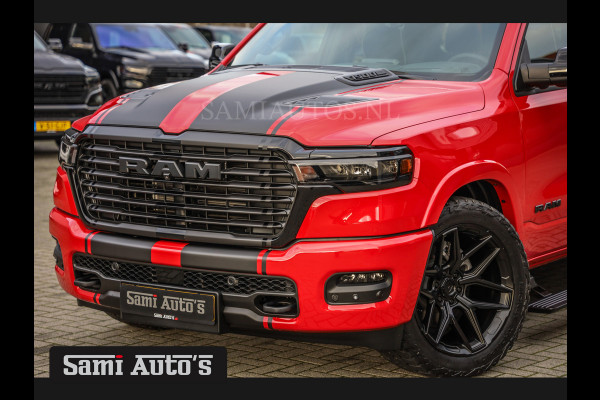 Dodge Ram 2025 NIGHT PREMIUM | BOM VOL + 14.4 INCH SCHERM + LUCHTVERING + HUD | HURRICANE 420PK 636 Nm | PRIJS MET LPG EN COVER EN GARANTI DUBBELE CABINE | PICK UP | 5 PERSOONS | DC | GRIJSKENTEKEN | PR4 FLAME RED | VOORRAAD NR 2234 - 4995