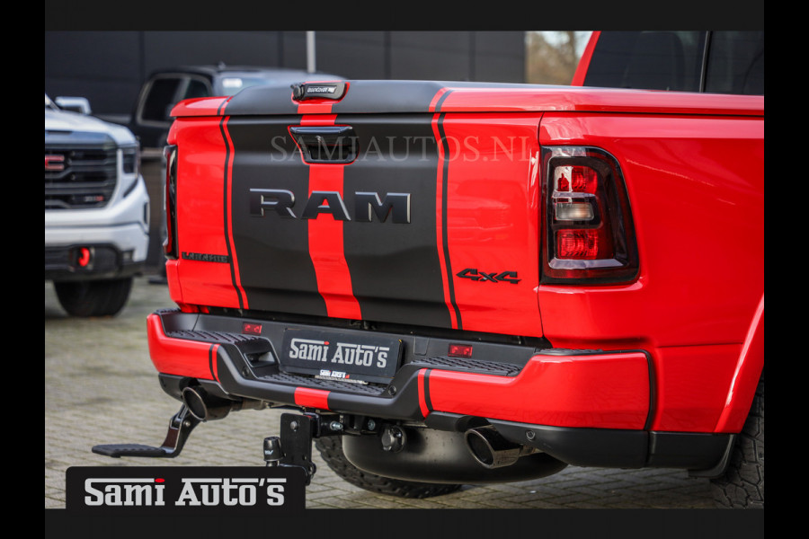 Dodge Ram 2025 NIGHT PREMIUM | BOM VOL + 14.4 INCH SCHERM + LUCHTVERING + HUD | HURRICANE 420PK 636 Nm | PRIJS MET LPG EN COVER EN GARANTI DUBBELE CABINE | PICK UP | 5 PERSOONS | DC | GRIJSKENTEKEN | PR4 FLAME RED | VOORRAAD NR 2234 - 4995