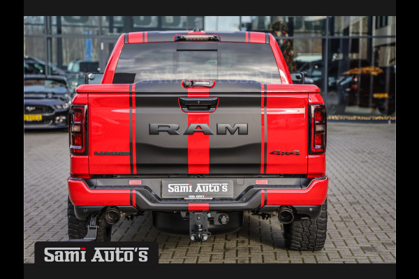 Dodge Ram 2025 NIGHT PREMIUM | BOM VOL + 14.4 INCH SCHERM + LUCHTVERING + HUD | HURRICANE 420PK 636 Nm | PRIJS MET LPG EN COVER EN GARANTI DUBBELE CABINE | PICK UP | 5 PERSOONS | DC | GRIJSKENTEKEN | PR4 FLAME RED | VOORRAAD NR 2234 - 4995