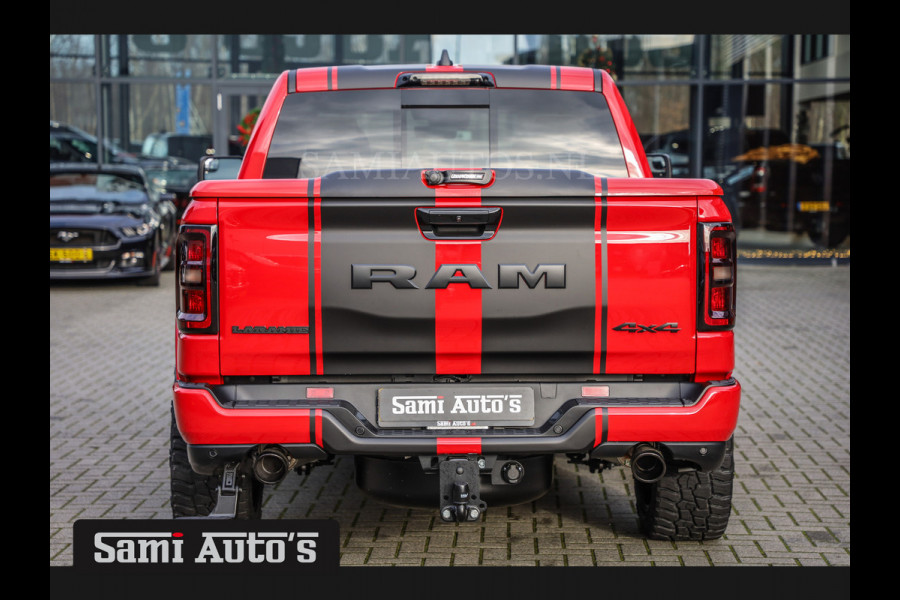 Dodge Ram 2025 NIGHT PREMIUM | BOM VOL + 14.4 INCH SCHERM + LUCHTVERING + HUD | HURRICANE 420PK 636 Nm | PRIJS MET LPG EN COVER EN GARANTI DUBBELE CABINE | PICK UP | 5 PERSOONS | DC | GRIJSKENTEKEN | PR4 FLAME RED | VOORRAAD NR 2234 - 4995