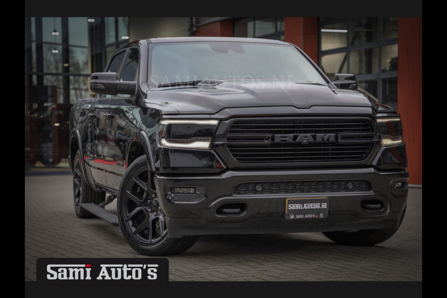 Dodge Ram 1500 BOM VOL | NIGHT EDITION | HUD | LUCHTVERING | HARMAN KARDON | PANODAK | ADAPTIVE CRUISE | HEMI 402PK 5.7 V8 4x4 | DUBBELE CABINE | 5 PERSOONS PICK UP | GRIJSKENTEKEN |