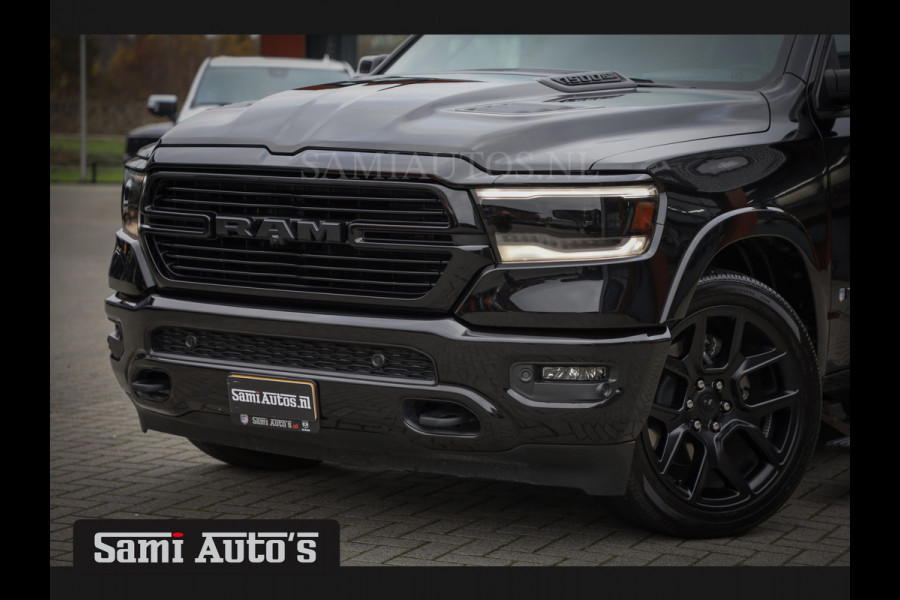 Dodge Ram 1500 BOM VOL | NIGHT EDITION | HUD | LUCHTVERING | HARMAN KARDON | PANODAK | ADAPTIVE CRUISE | HEMI 402PK 5.7 V8 4x4 | DUBBELE CABINE | 5 PERSOONS PICK UP | GRIJSKENTEKEN |