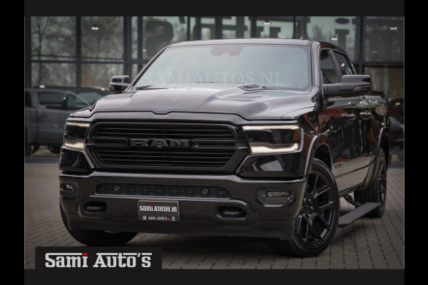 Dodge Ram 1500 BOM VOL | NIGHT EDITION | HUD | LUCHTVERING | HARMAN KARDON | PANODAK | ADAPTIVE CRUISE | HEMI 402PK 5.7 V8 4x4 | DUBBELE CABINE | 5 PERSOONS PICK UP | GRIJSKENTEKEN |