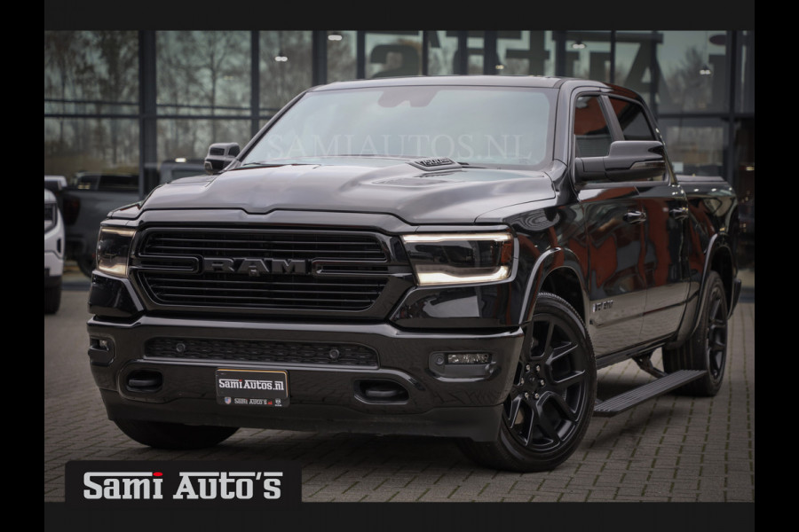 Dodge Ram 1500 BOM VOL | NIGHT EDITION | HUD | LUCHTVERING | HARMAN KARDON | PANODAK | ADAPTIVE CRUISE | HEMI 402PK 5.7 V8 4x4 | DUBBELE CABINE | 5 PERSOONS PICK UP | GRIJSKENTEKEN |